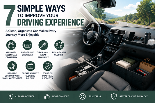 7 Simple Ways to Make Your Car Feel Cleaner, More Organized, and More Comfortable