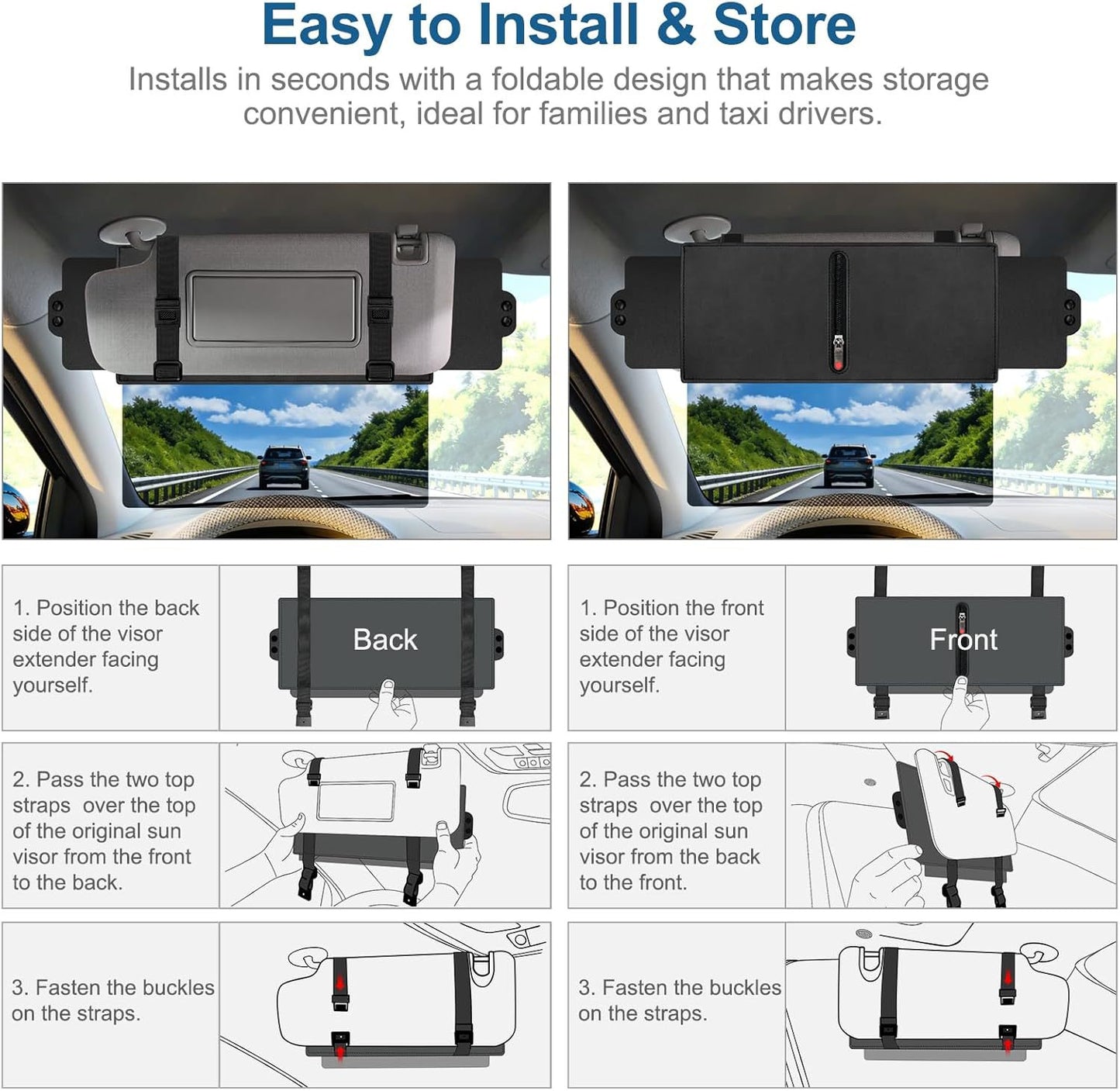 Sun Visor Extender Upgraded
