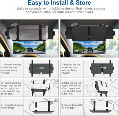 Sun Visor Extender Upgraded