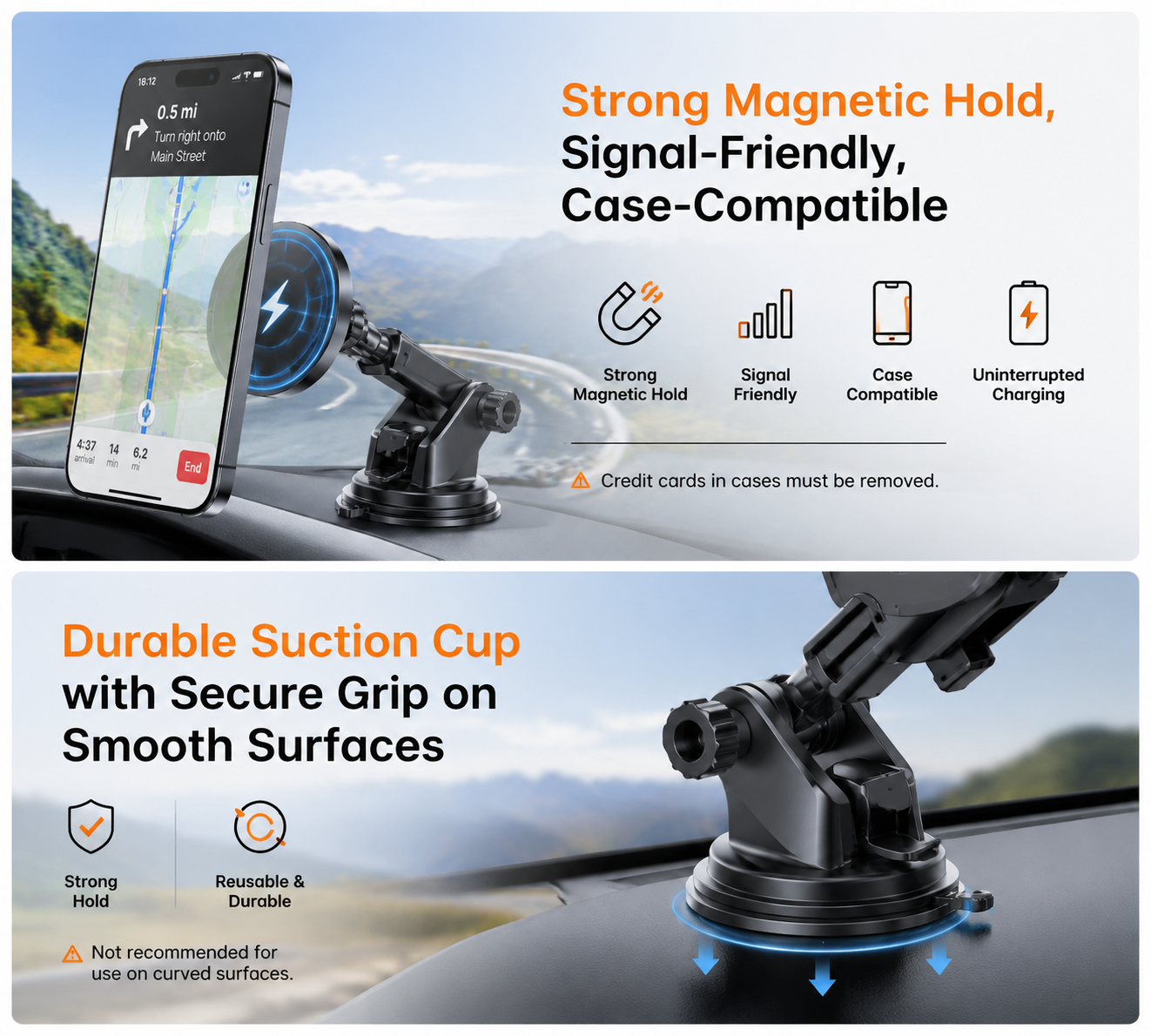 Magnetic Car Phone Holder