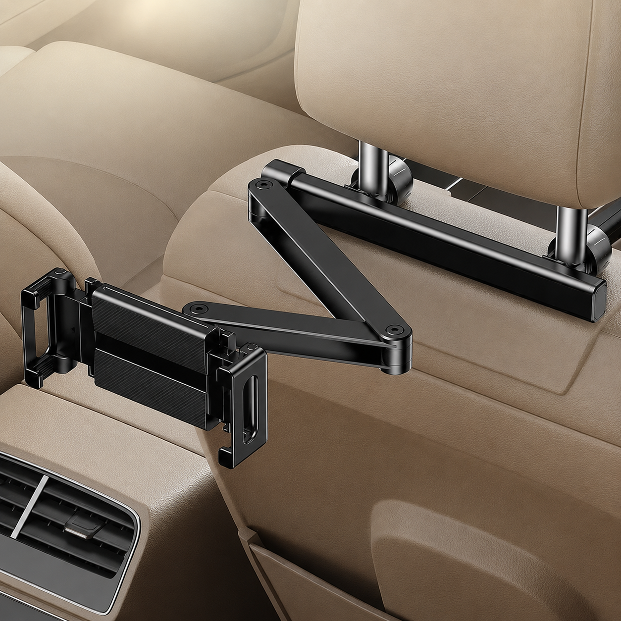 Car Headrest Tablet Holder