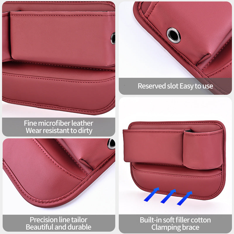 Leather Car Seat Gap Organizer Universal