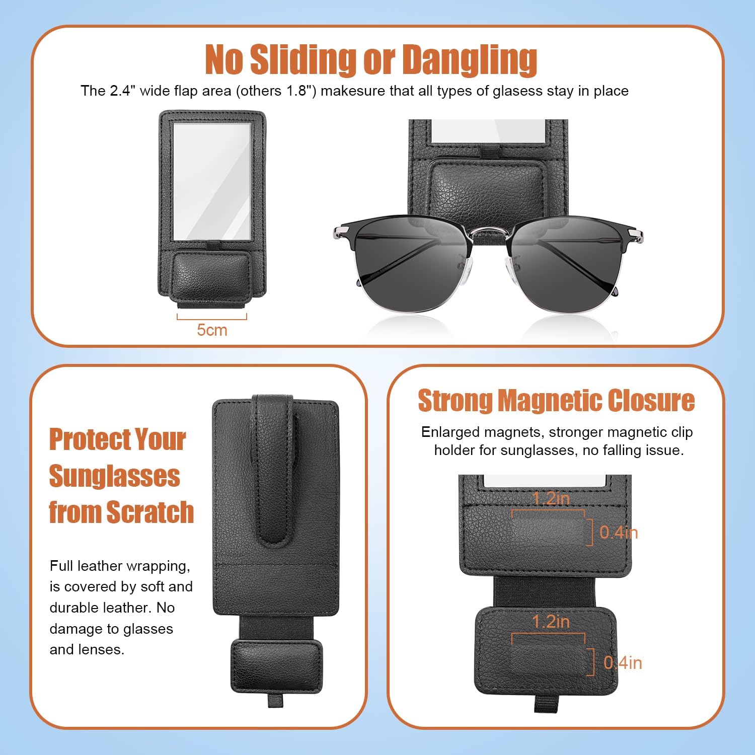 Car Picture Sunglass Holder 2 in 1