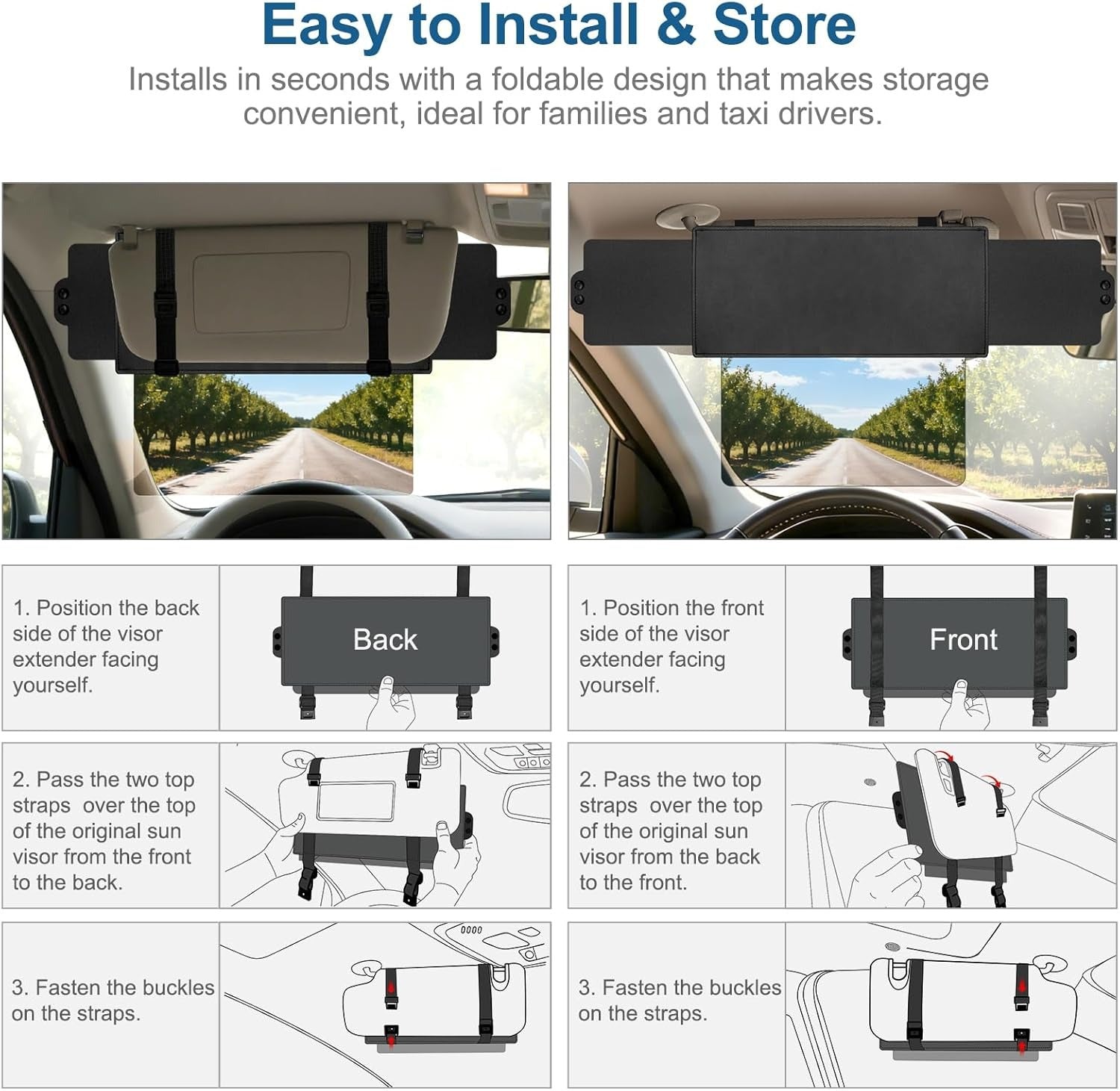Sun Visor Extender