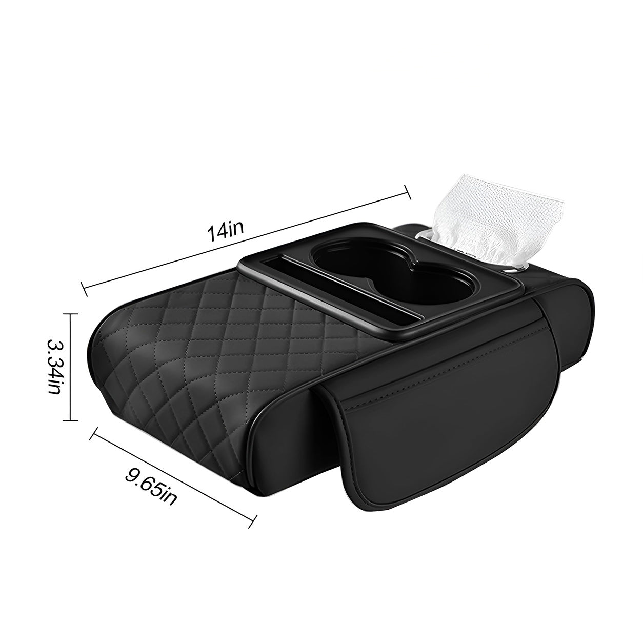 4 in 1 Car Armrest Box with Cushion