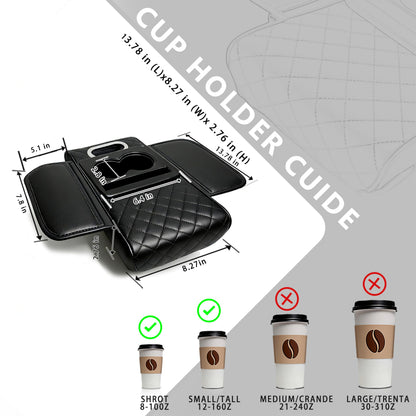 4 in 1 Car Armrest Box with Cushion