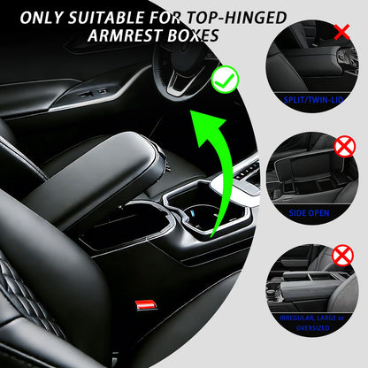 4 in 1 Car Armrest Box with Cushion