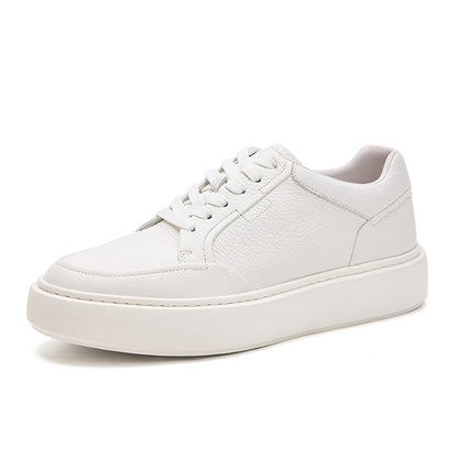 Men’s Casual Deerskin Trainers with 4 cm Sole