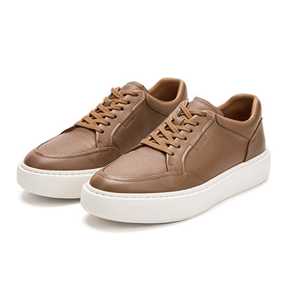 Men’s Casual Deerskin Trainers with 4 cm Sole