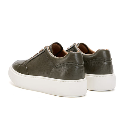 Men’s Casual Deerskin Trainers with 4 cm Sole