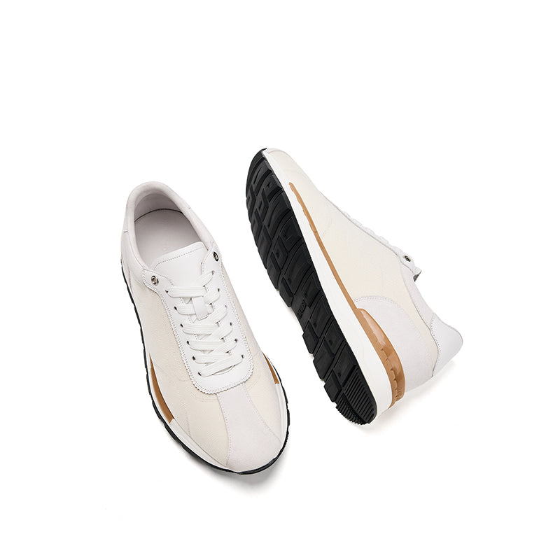 Men’s Leather and Canvas Casual Shoes