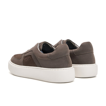 Men’s Perforated Leather Slip-On Casual Shoes