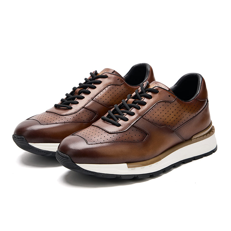 Men’s Hand-Finished Leather Trainers