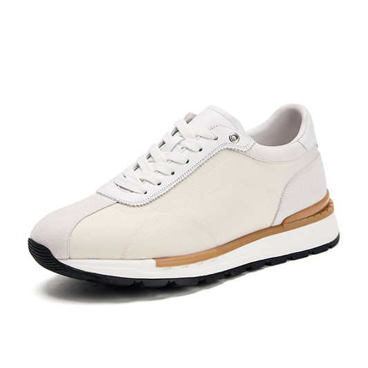 Men’s Leather and Canvas Trainers