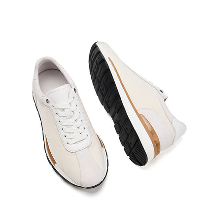 Men’s Leather and Canvas Trainers