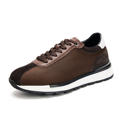 Men’s Leather and Canvas Trainers