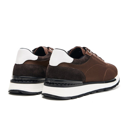 Men’s Leather and Canvas Trainers