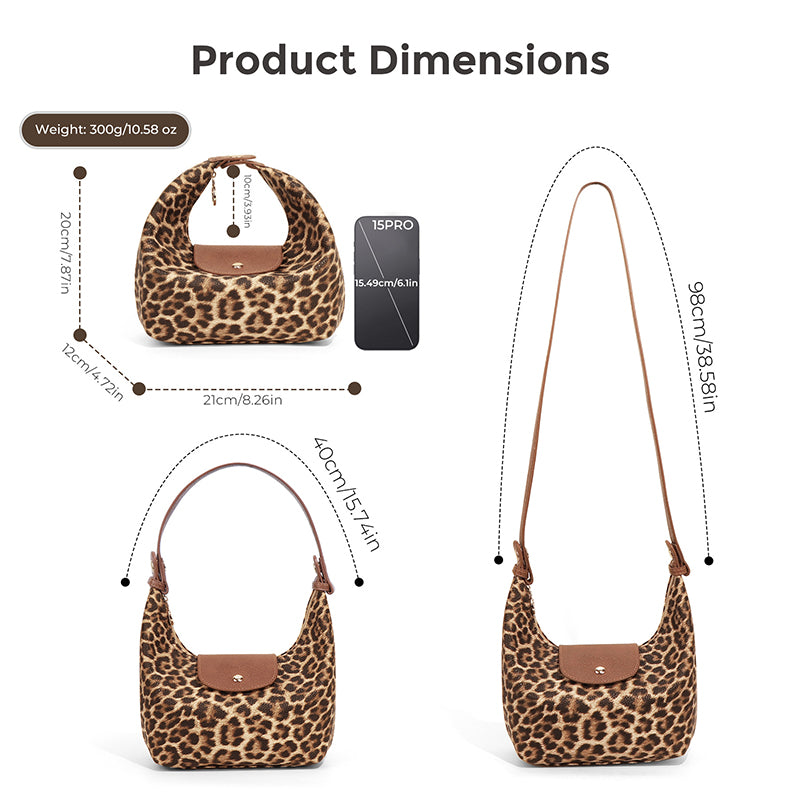 Women’s Soft Mini Grab Bag with Detachable Straps