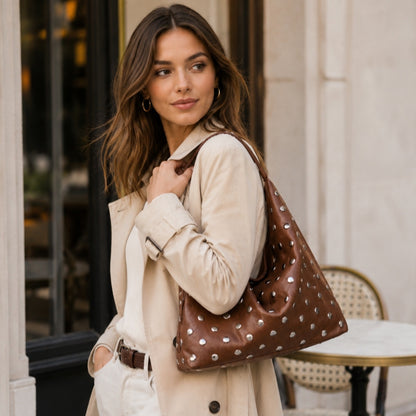 Studded Shoulder Bag